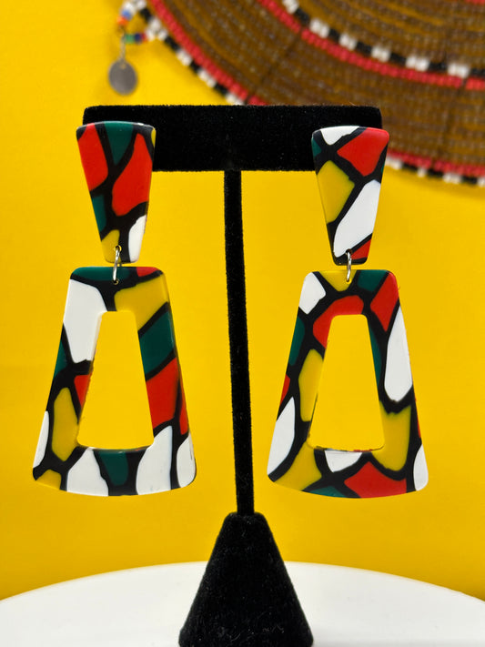 REECE (90’s) - Statement Polymer Earrings