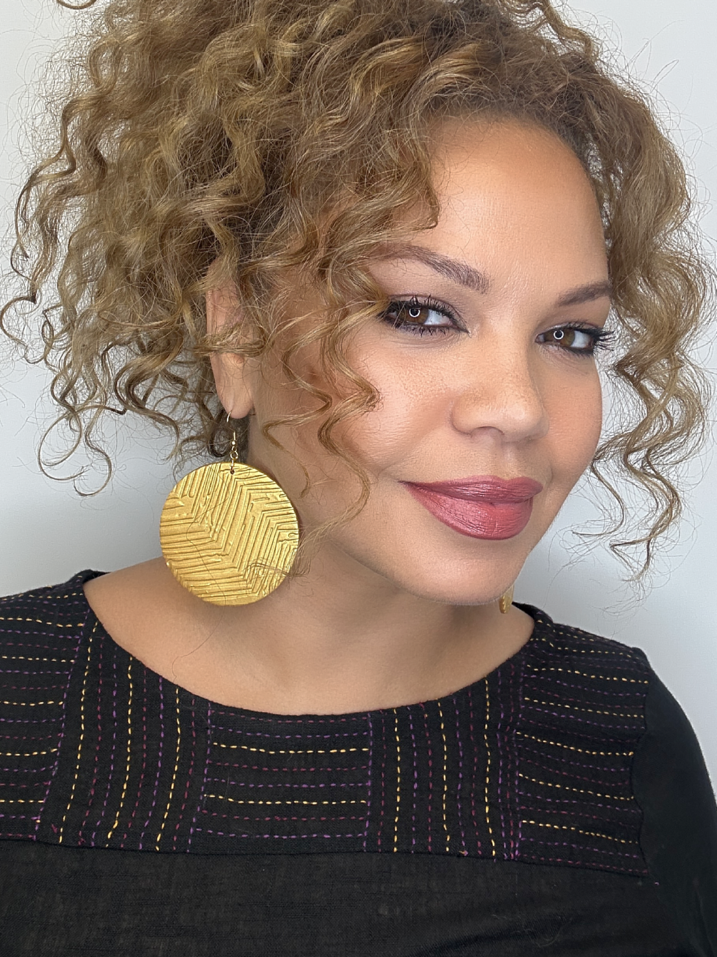 GOLDILOX - Large Gold Statement Earrings