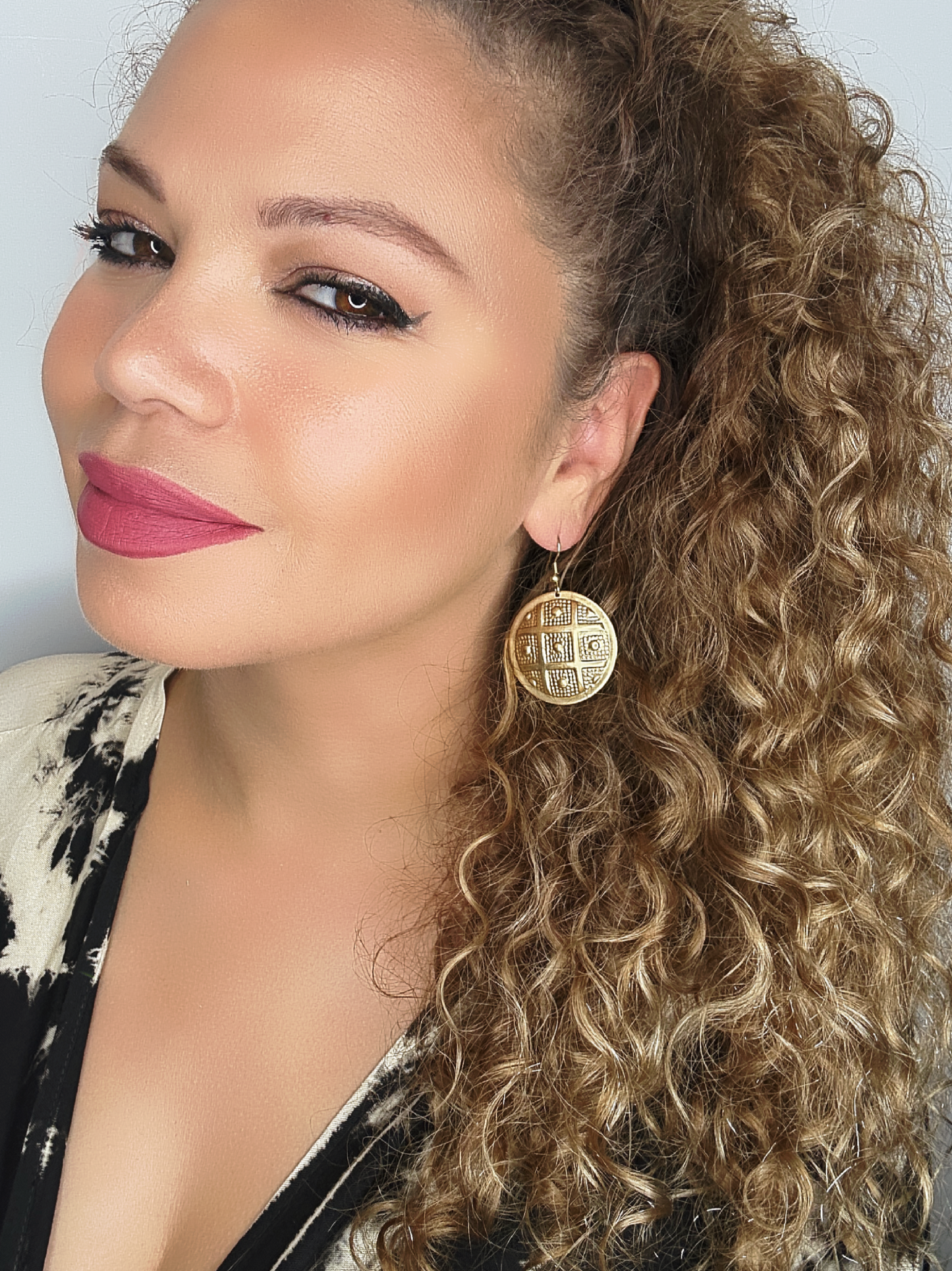 BRENA - Brass Lightweight Earrings