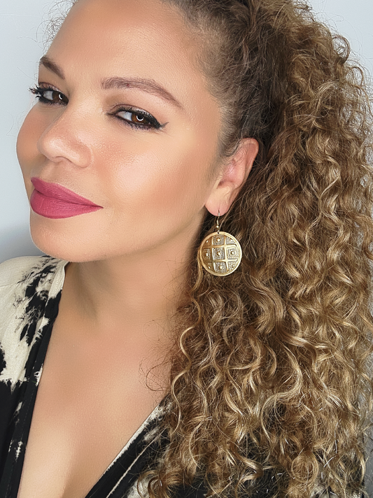 BRENA - Brass Lightweight Earrings